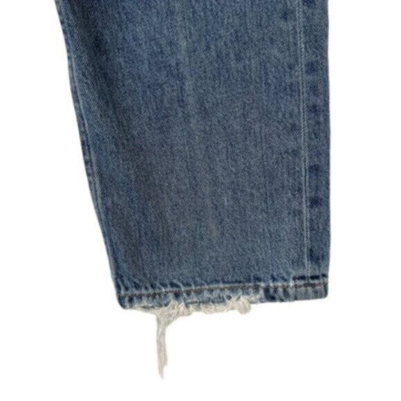 Vince | Medium Wash High Rise Distressed Denim Jeans Size 31 - Picture 3 of 12